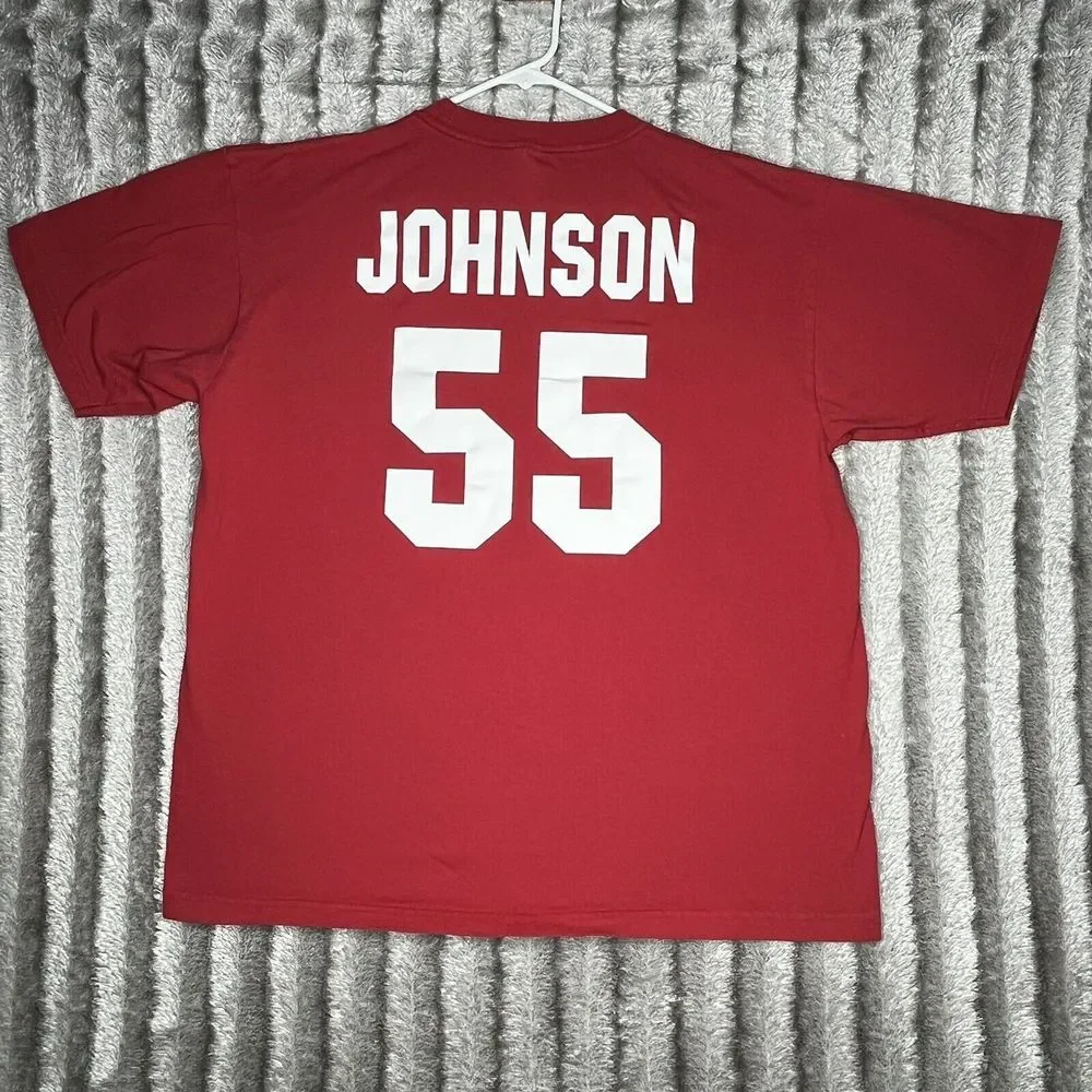 Vintage Majestic Cincinnati Reds T-shirt Men's‎ XL MLB Baseball Red Johnson